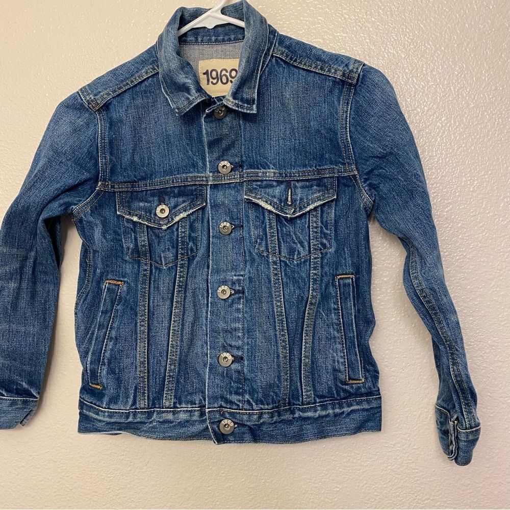 Gap Kids girls Jean Jacket the western jacket cotton Denim M 8-9